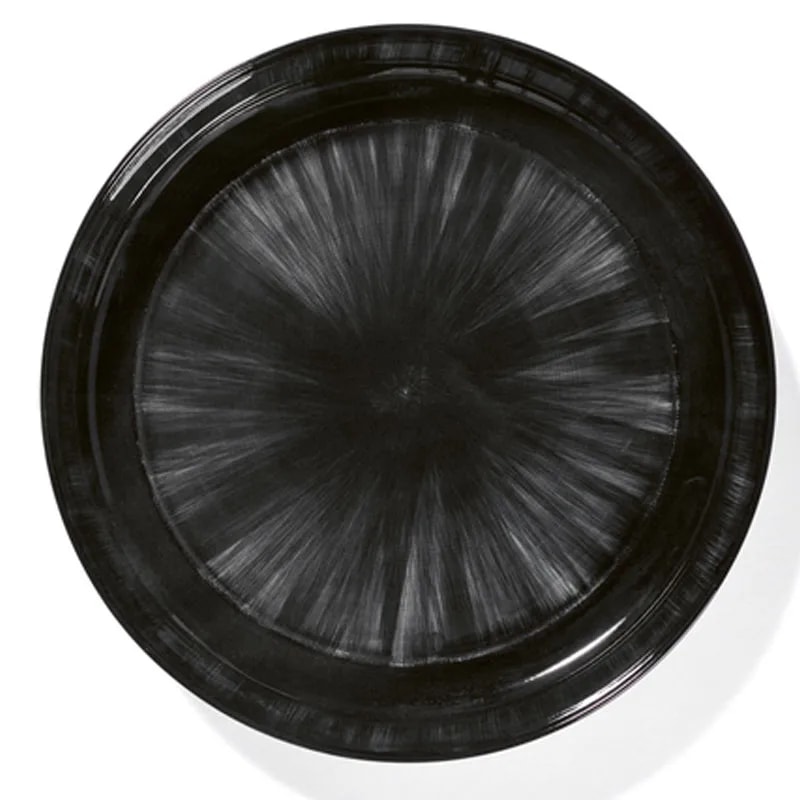 Plato alto XL variación blanco/negro c Dé