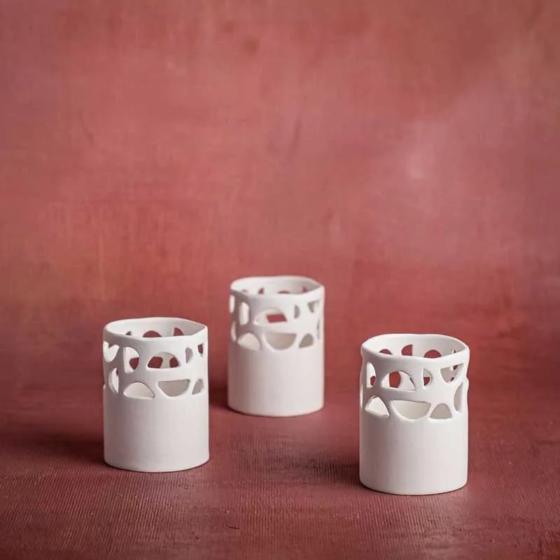 COX S Portavelas Bone China