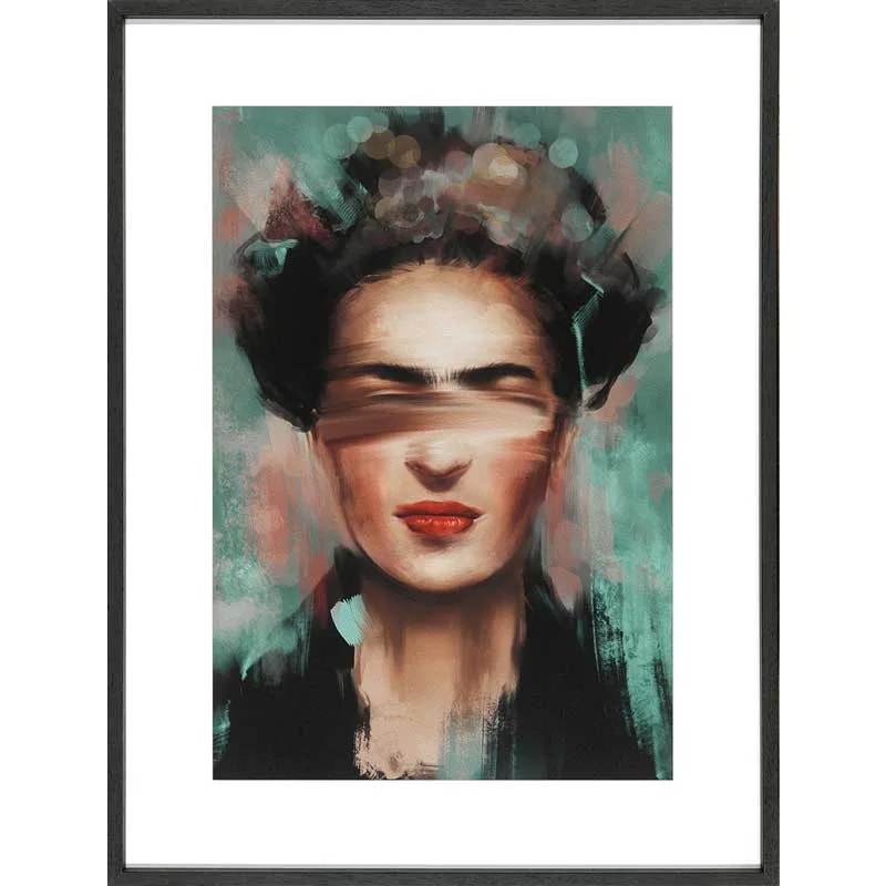 Fotoprint Kahlo verde