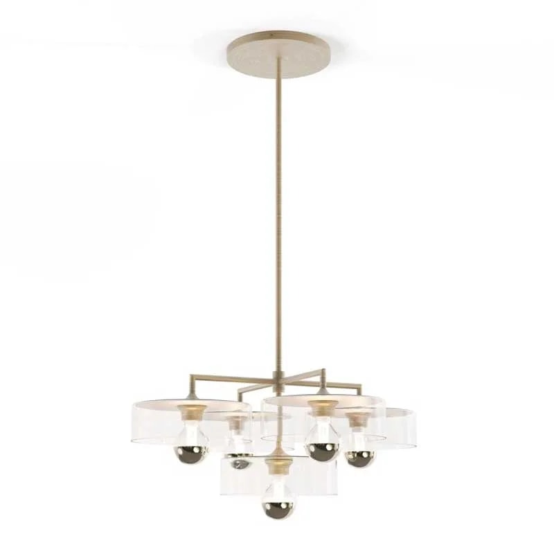 Lámpara de techo Glow Pendant 5 Set Old Brass