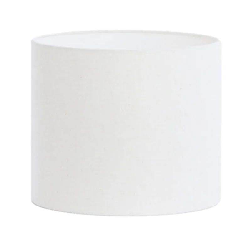 Pantalla cilíndrica 40-40-30 cm LIVIGNO blanco huevo