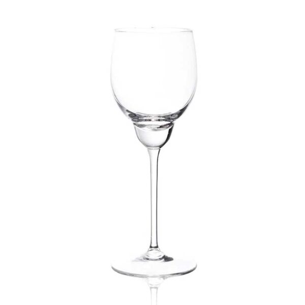 White Wine Glass Shadows in Cloudless Clear