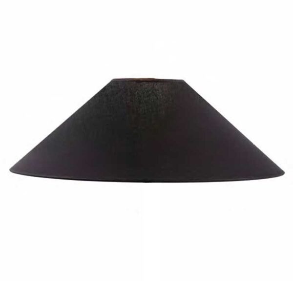 Lampshade Algodón Negro 50x13x25