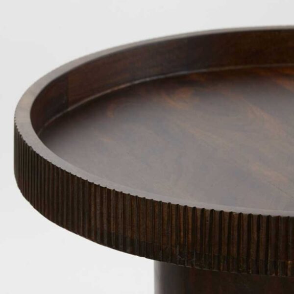 Side table KALOMO wood russet S