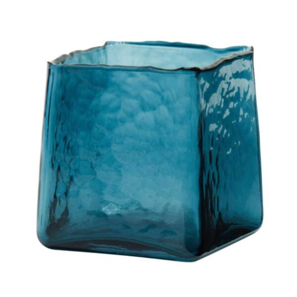 Portacandelitas IDUNA cristal azul