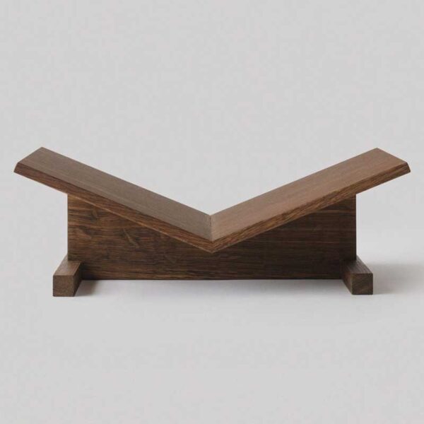 Bookstand "Page" – Smoked oak