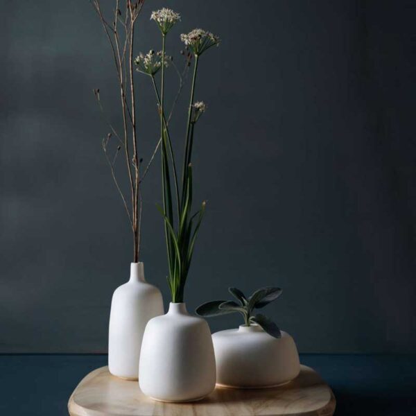 Vases Anna White (assorted)