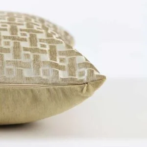 Cushion MORODO velvet brown/light gold