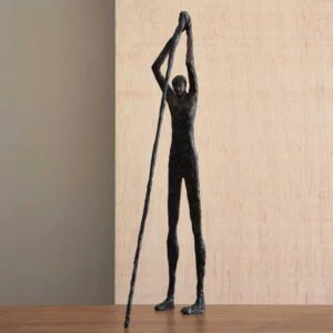 Sculpture man in metal no.1