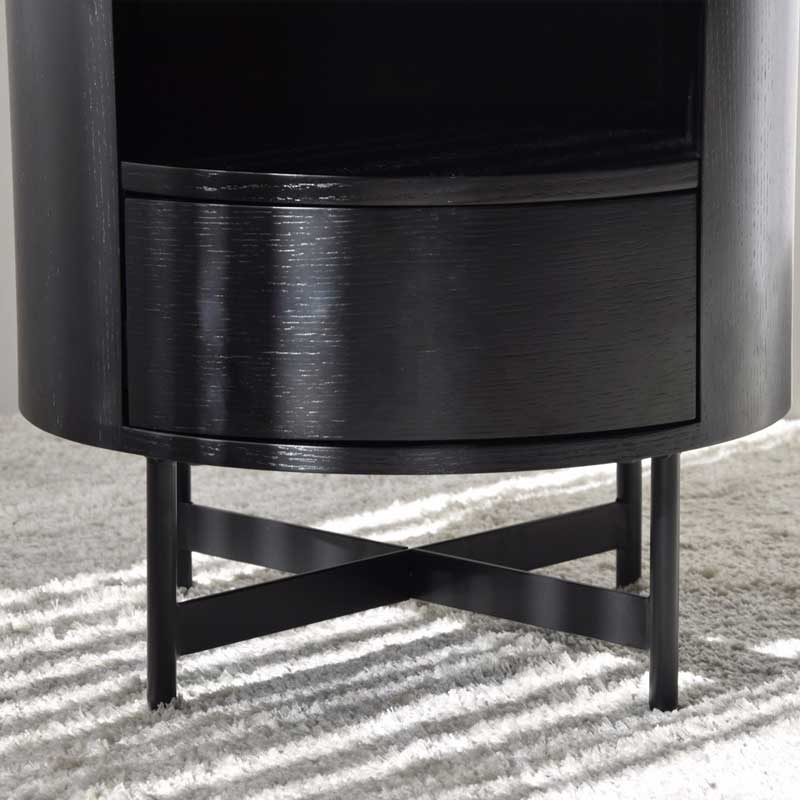 Side table n55 Black and white