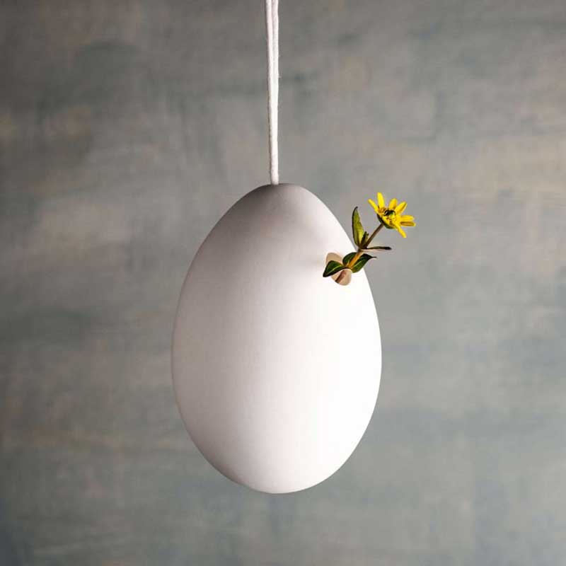 "Erwin" Egg Pendant Vase, L