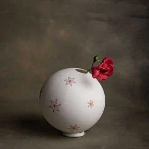 Firmament Spherical Vase with Stars