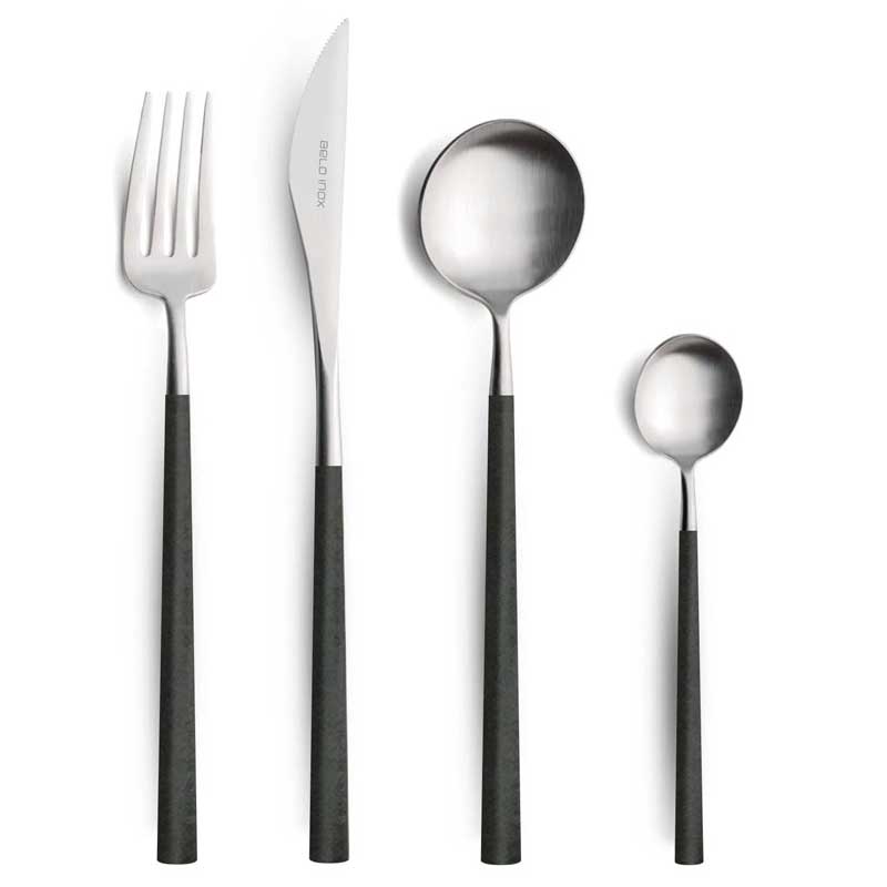 Cutlery Neo Black 24 pieces / 6 persons