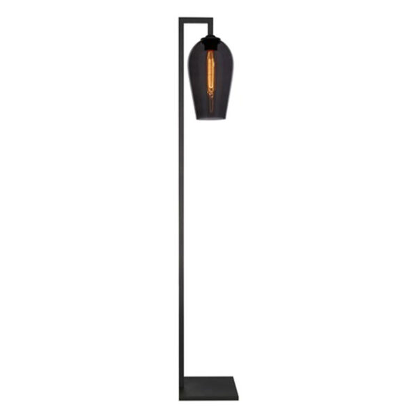 Lamp Stand Down Conic Black/Black