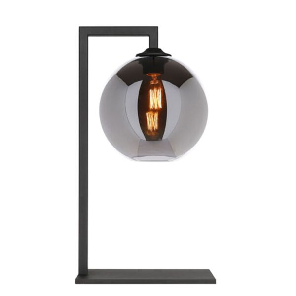 Table lamp Ball 25 Metallic Smoke/Black