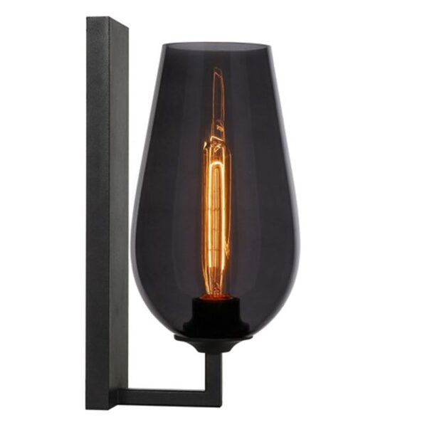 Lamp Wall L Conic - Black/Black