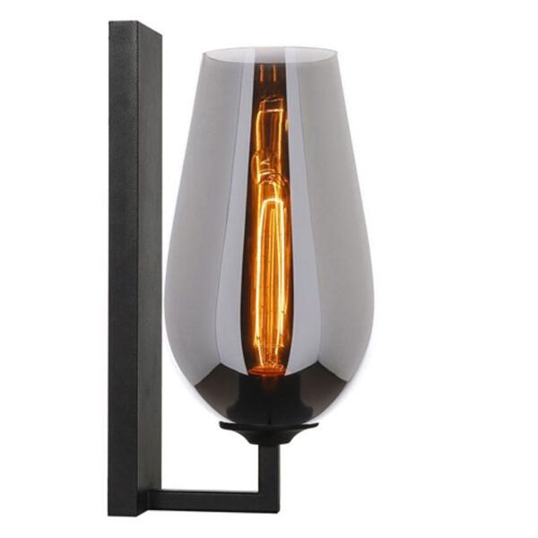 Lamp Wall L Conic - Metallic Smoke/Black