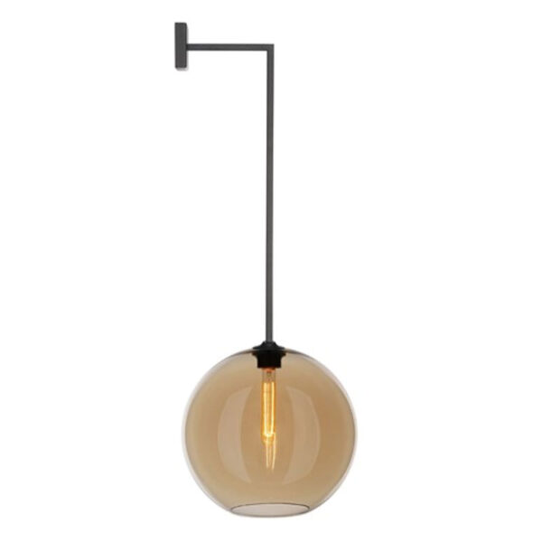 Wandlamp Pendel - Champagne/Zwart