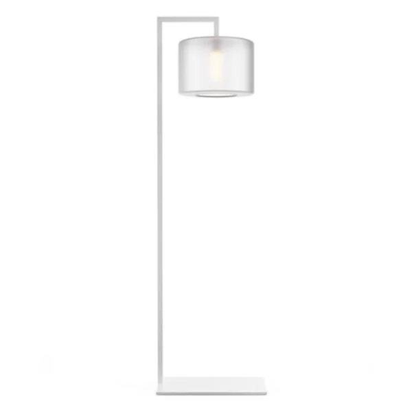 Lamp Stand Maxi Drum L - Frosted/White