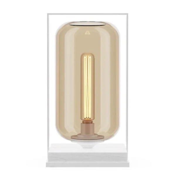 Table lamp tube 40 Champagne/White
