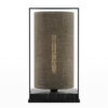 Table lamp Tube Fabric 40 - Brown/Bronze