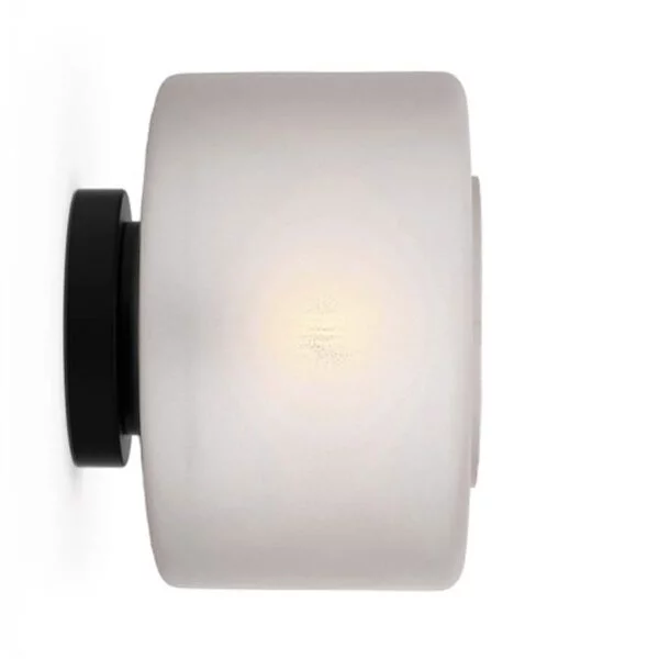 Lamp Wall Drum S - Frosted/Black