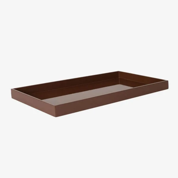 Lacquer Tray 50x25 cm Cinnamon