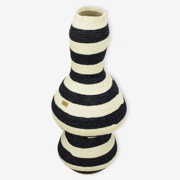 Coconut Zebra Vase #31