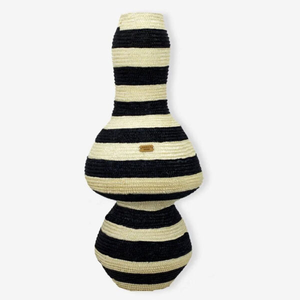 Coconut Zebra Vase #31