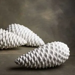 Handmade Bone China Pine Cone Ornament – PINUS maritima