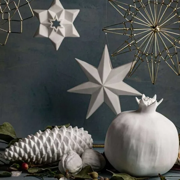 NOEL star vase