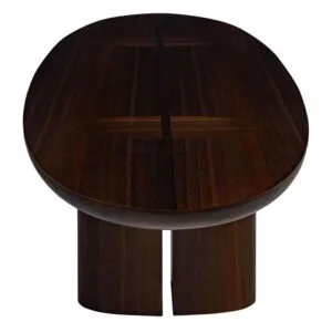 Durban Coffee Table: Handcrafted Elegance with Smoked Eucalyptus Veneer