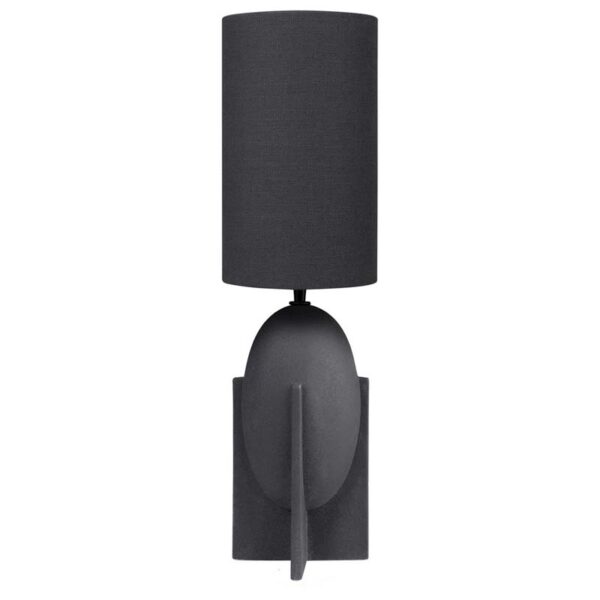 OVO 2 Lamp+Shade 34: Handcrafted Elegance in Black Diamond Finish