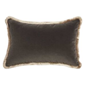 Cushion TRISTAN ACERO 60x40 – High-Quality Cotton Velvet