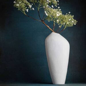 LINDA WHITE Vase – 45 cm