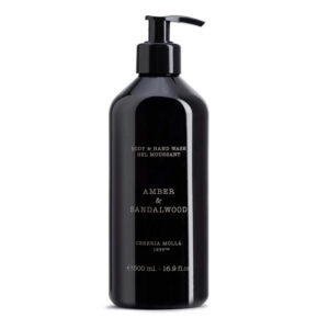 Amber & Sandalwood – Body & Hand Wash 500mL